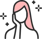 女性のアイコン